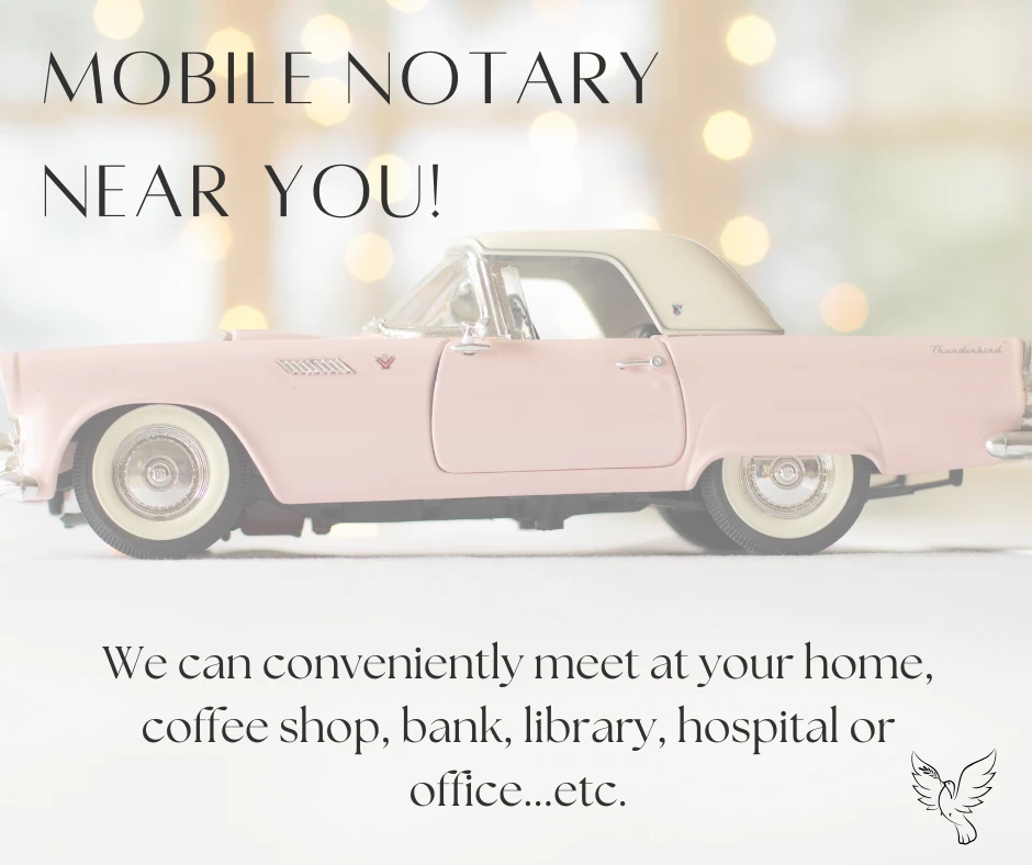 Mobile Notary Near You!